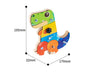 Träbaserad 3D Dino Byggsats – Pedagogiskt STEM-leksak, Bygg & Lek, Motorisk Utveckling, från 2 År
