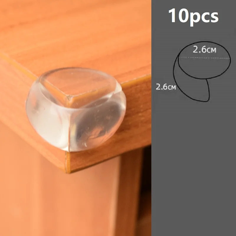 Silikon Hörnskydd för Baby – Set med 4 eller 10 Stycken