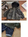 Vindjacka med Leopardmönster och Huvud – Savanna Flickor, Brun/Svart, Polyester, Storlek 0–5 År