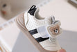 Sneaker med Kardborre – Björn Unisex, Khaki/Svart/Röd, Storlek 16–25