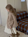 Teddyjacka – Noa Teddy Västdesign Flickor, Beige, Bomull, Storlek 2–7 år