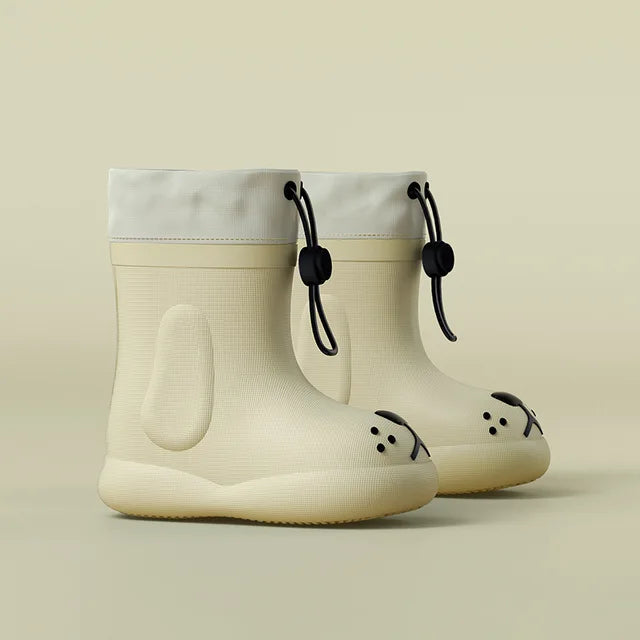 Gummistövlar – Woef Unisex, Vit, Gummi, Storlek 14–20