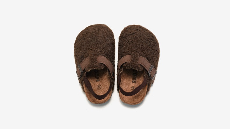 Slip-ins med Ull – Luanda Unisex, Beige/Brun, Fårskinn, Storlek 20–34