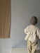 Stickad Tröja med Flätmönster – Pyong Unisex, Brun/Grön/Beige, Bomull, Storlek 0–6 år