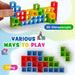 Montessori Balans Tetris Torn – Pedagogiskt Balansspel, BPA-Fritt, 3+ År