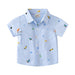 Holiday Button-Up Skjorta för Barn – Somrig bomullsskjorta med lekfulla tryck | Storlek 2–6 år