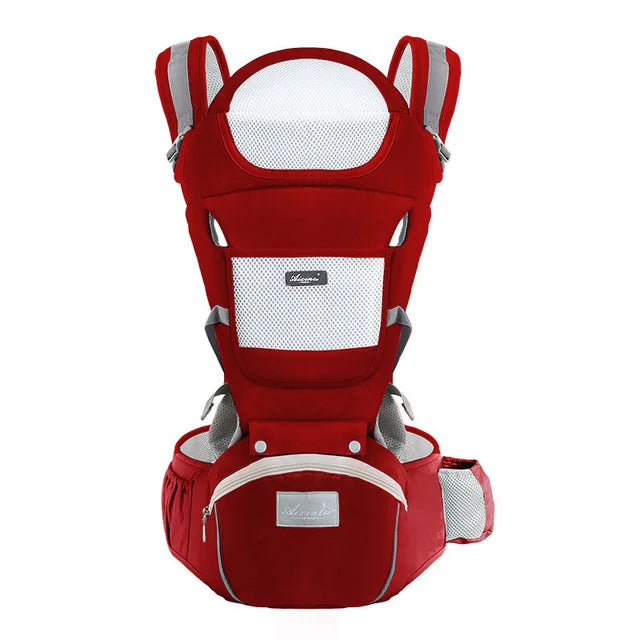 Babybärsele 6-i-1 – Ergonomisk & Justerbar med höftsits
