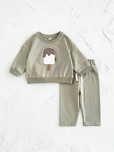 ChocoChill Set – Söt & Bekväm Barnoutfit