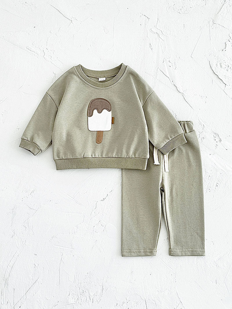 ChocoChill Set – Söt & Bekväm Barnoutfit
