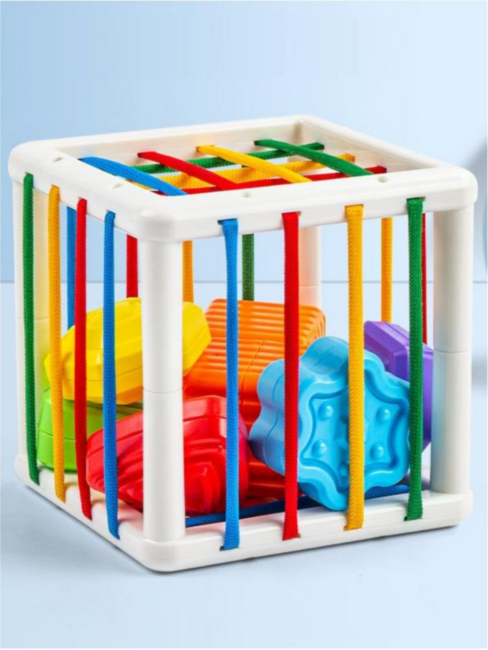 Sensorisk formkub – KibiTots Baby, Montessori, BPA-fri, från 6 månader
