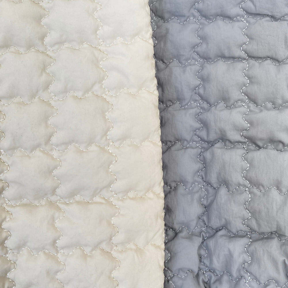 Vadderad Väst | CloudNest Unisex, Grå/Beige, Bomull, 0–3 år