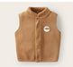 Väst med Emblem – Woef Unisex, Brun/Blå/Rosa/Vit, Fleece, Storlek 1–5 år