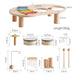 Musikbord i trä för barn – Xylofon, trummor & cymbaler (1+)