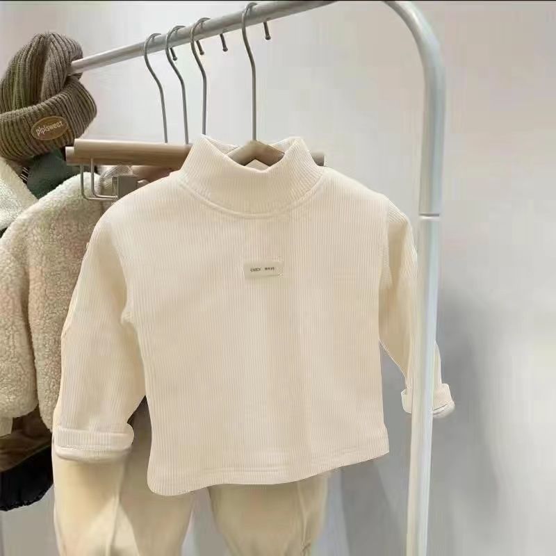Polotröja – Tori Unisex, Grå/Brun/Vit/Svart, Bomull, Storlek 0–7 år