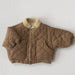 Vadderad jacka – Little Wanderer Pojkar, Brun/Beige, Bomull, Storlek 0–3 år