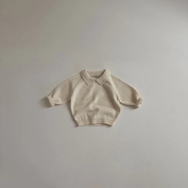 Randig Pikétröja – Kabu Unisex, Svart/Brun/Vit, Bomull, Storlek 0–6 år
