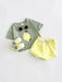 Sommarklädset T-shirt med Citron + Shorts Jogging – Baby, Småbarn, Förskolebarn, Grön/Gul, Bomull, Storlek 0–3 år