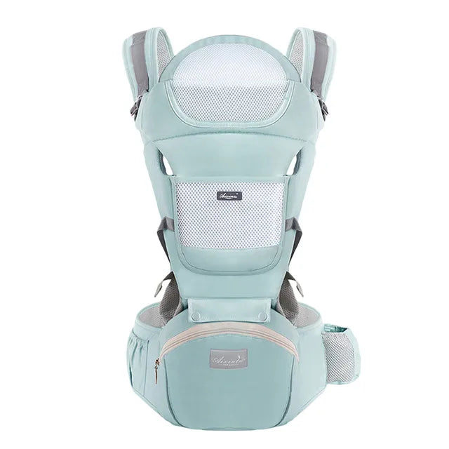Babybärsele 6-i-1 – Ergonomisk & Justerbar med höftsits