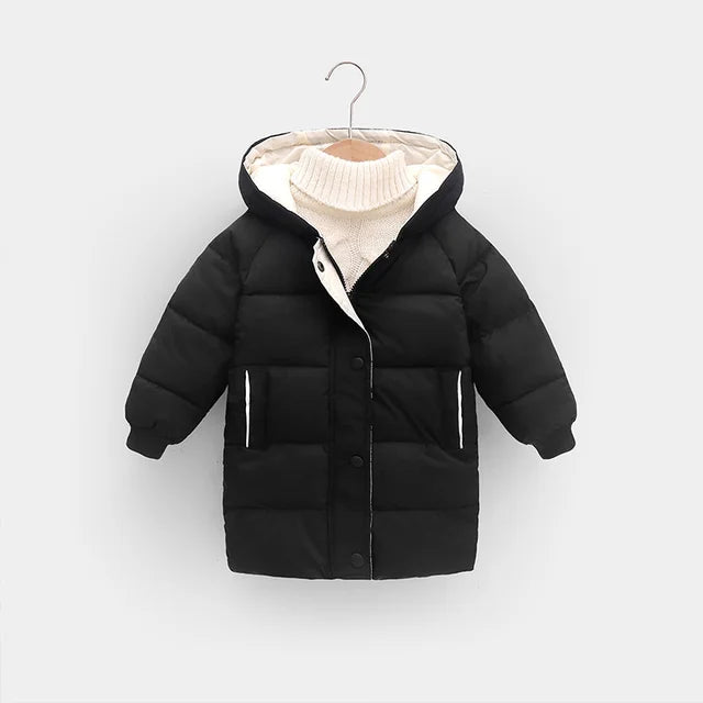 Parka Jacka – Tuni Unisex, Svart/Rosa/Blå/Vit, Polyester, Storlek 0–9 år