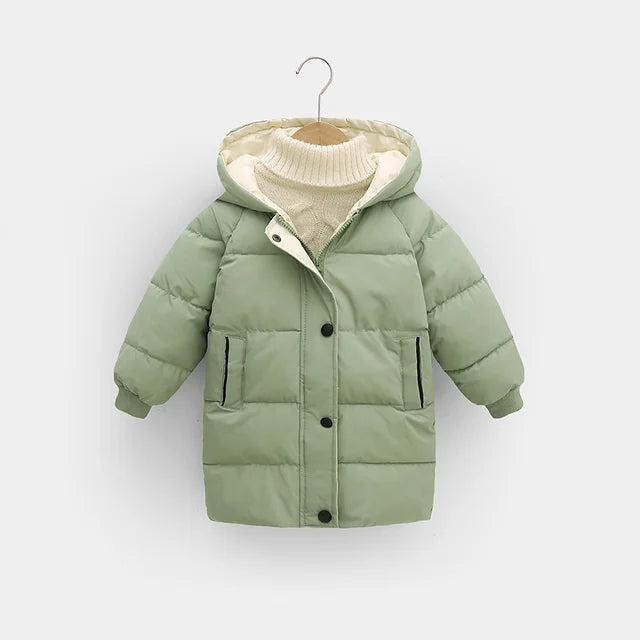 Parka Jacka – Tuni Unisex, Svart/Rosa/Blå/Vit, Polyester, Storlek 0–9 år