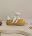 Sneaker med Skosnören – TinyStride Unisex, Gul/Rosa/Grön, Storlek 0–3 År