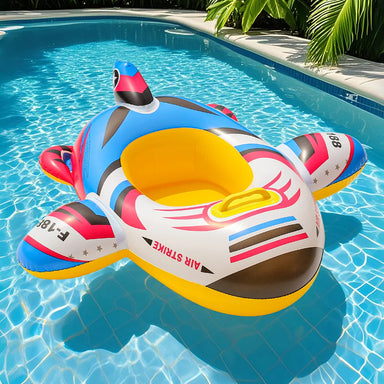 Flygplan Simring Barn – Uppblåsbar Pool Float med Handtag