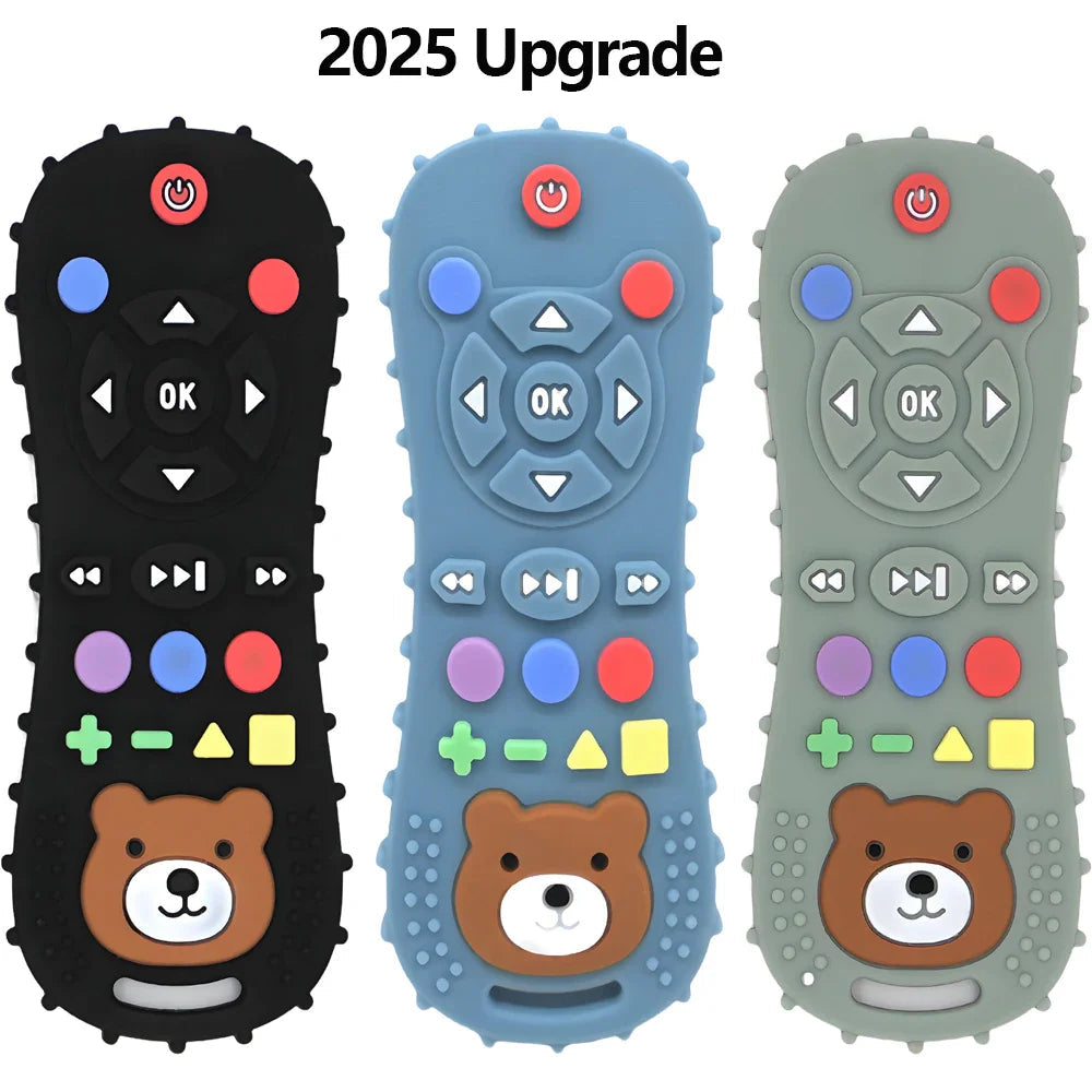 Baby Bitring Fjärrkontroll – Silikon Tuggleksak | BPA-fri