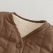 Väst med Ull – Gaborone Unisex, Rosa/Brun/Beige, Bomull, Storlek 0–6 år