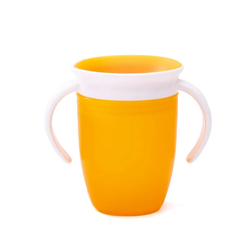 Läckfri Baby Drickmugg 360° | Självständigt Drickande Utan Spill | Säker & BPA-fri