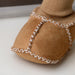 Babytossor – CuddleToes Unisex, Brun/Grå/Beige/Rosa/Röd/Blå, Mocka, Storlek 0–12 Månader