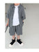 Nuvin Breeze Sommarset Barn – 2-delat Oversized Skjorta + Shorts – Unisex – Andningsbart – 0–9 år
