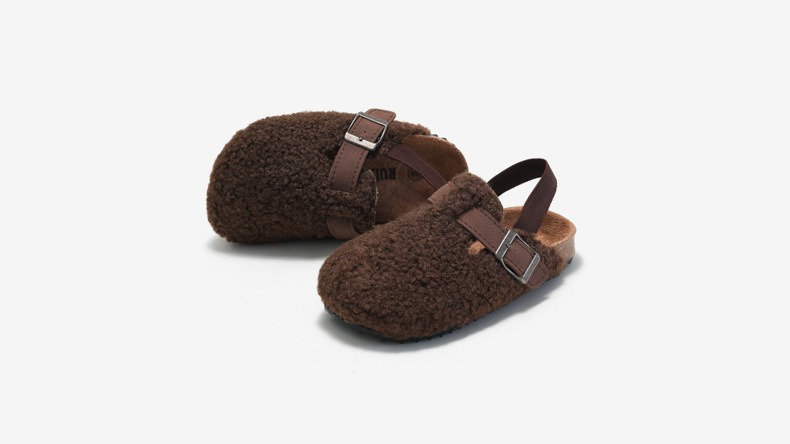 Slip-ins med Ull – Luanda Unisex, Beige/Brun, Fårskinn, Storlek 20–34