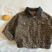 NAROO Leopard Barnjacka – Leopardmönstrad Jacka Unisex Bomull (0–8 år)