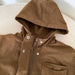 Vindjacka Parkas – CozyShield Unisex, Beige/Brun, Bomull, Storlek 0–8 år