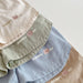 Kortbyxa med Björn – Lino Shorts Unisex, Brun/Grön/Beige/Blå, Bomull, Storlek 0–5 år