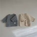 Vadderad jacka – Mila & Finn Unisex, Blå/Beige, Bomull, Storlek 0–3 år
