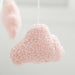 Babymobil med moln – Droomwolk Unisex, brun/rosa, bomull, 45 cm hög x 23 cm bred