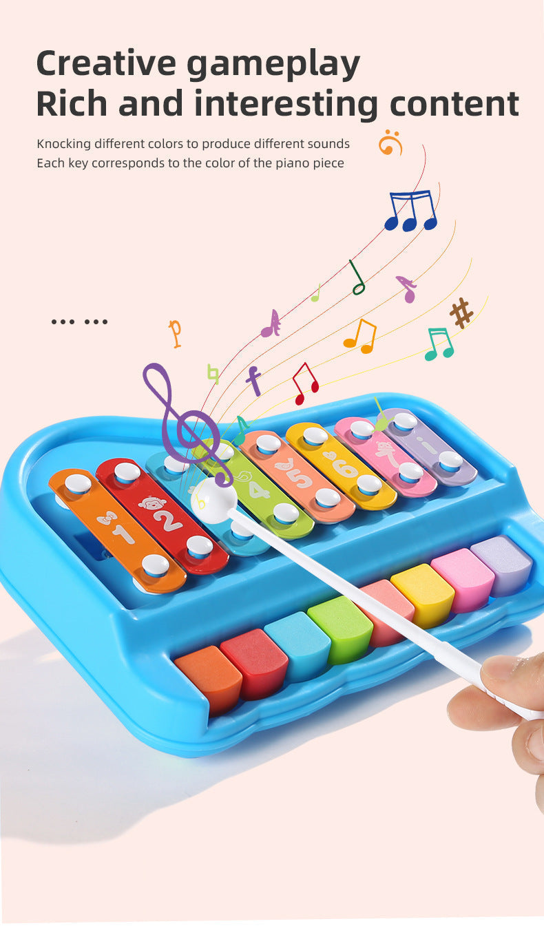Pedagogiska Musikleksaker för Bebisar, Småbarn och Barn – Xylofon- och Pianoset för Kreativ Utveckling