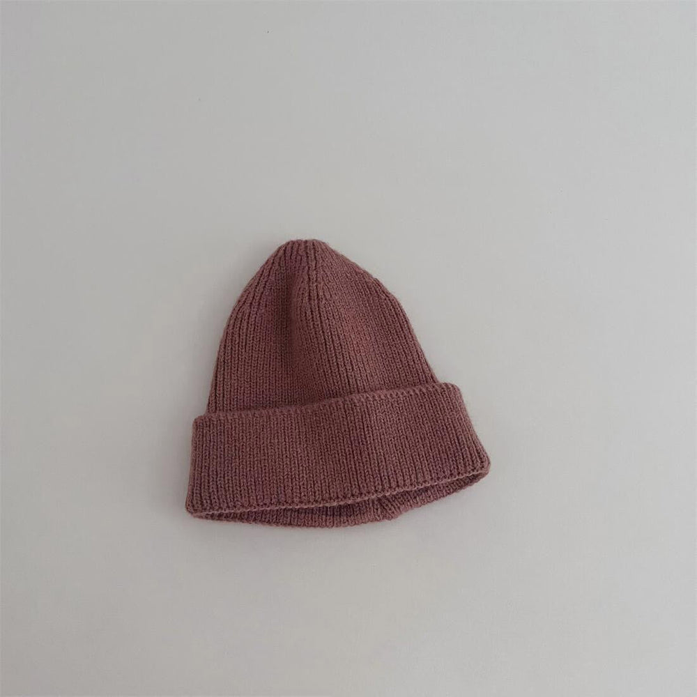 Barnmössa – Blå/Rosa/Lila/Röd/Svart/Grön/Grå/Orange/Beige/Gul, Bomull, Storlek 1–4 år
