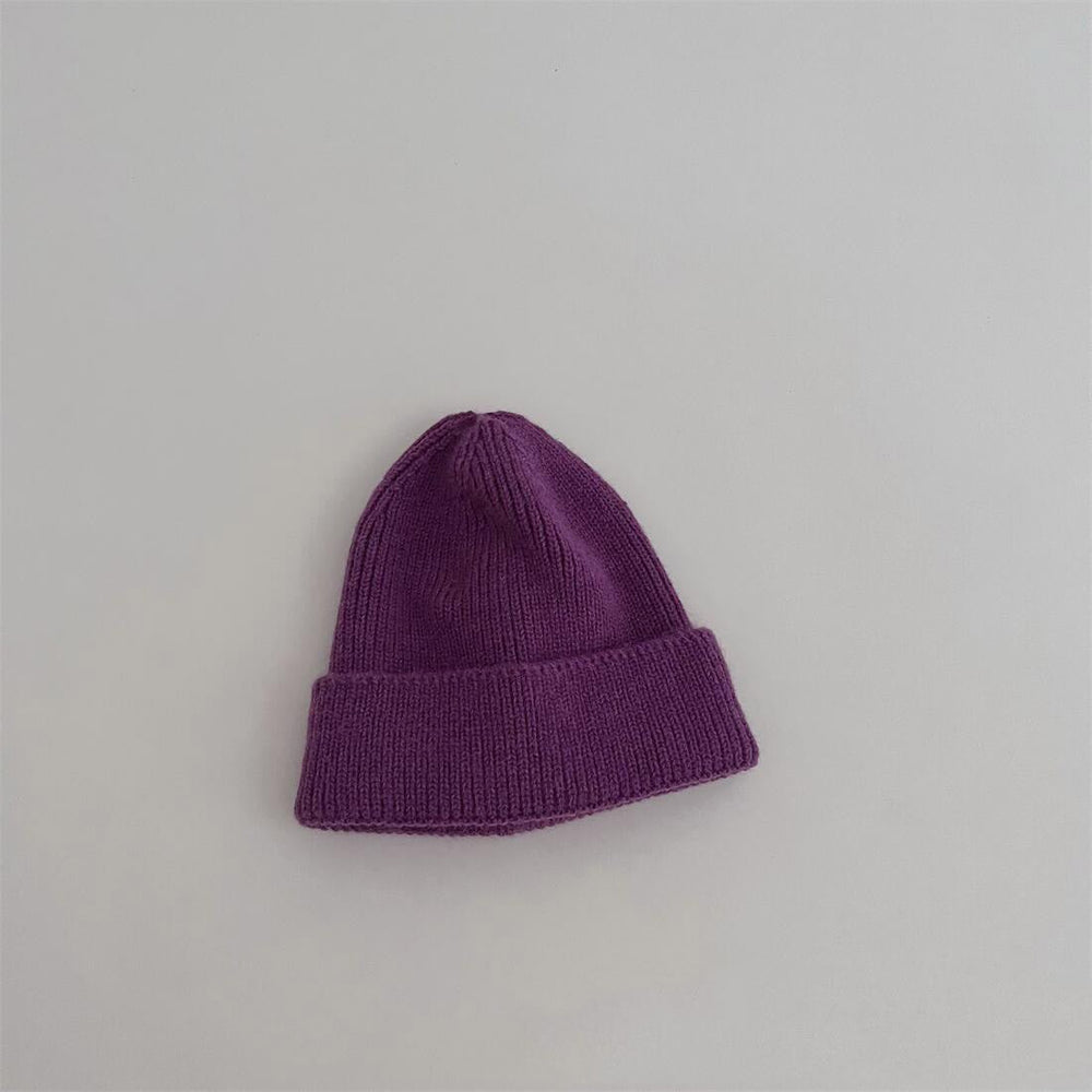 Barnmössa – Blå/Rosa/Lila/Röd/Svart/Grön/Grå/Orange/Beige/Gul, Bomull, Storlek 1–4 år