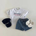 Korta byxor – DenimPlay Unisex, Svart/Blå/Ljusblå, Bomull, Storlek 0–3 år