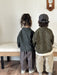 Jeansjacka med leopardmönster – Wild & Free Unisex, Brun/Grå, Bomull, Denim, Storlek 0–2 år