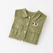 Jumpsuit – Kroko Äventyr Unisex, Grön, Bomull, Storlek 0–2 År