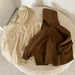 Vindjacka Parkas – CozyShield Unisex, Beige/Brun, Bomull, Storlek 0–8 år
