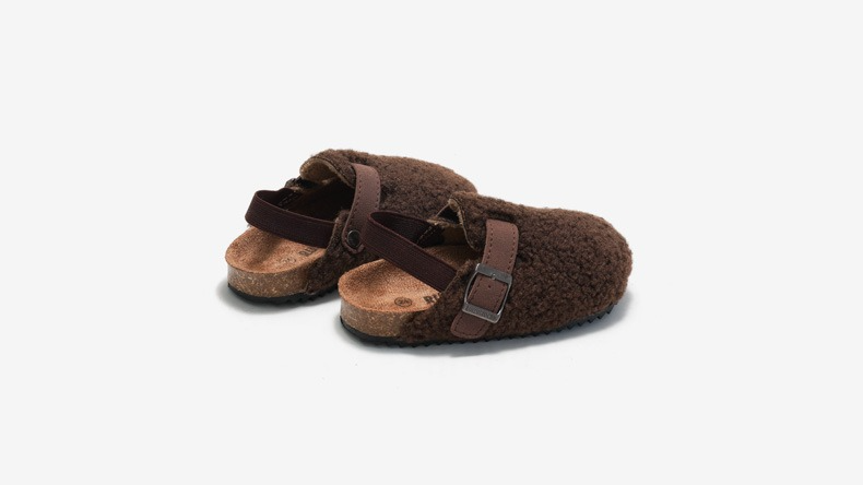 Slip-ins med Ull – Luanda Unisex, Beige/Brun, Fårskinn, Storlek 20–34