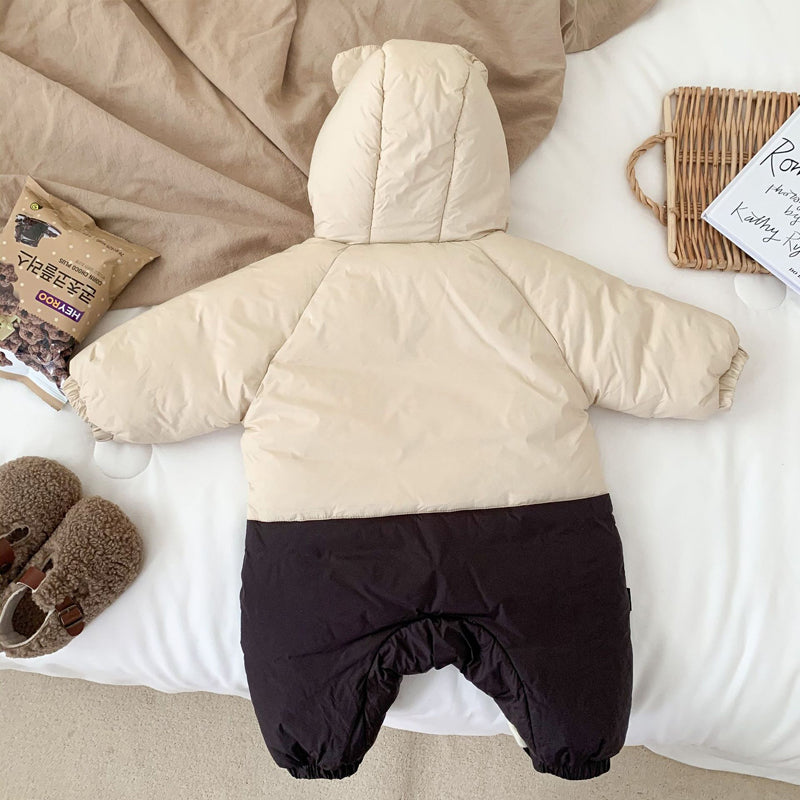 Jumpsuit/Overall – Björn Baby, Beige, Polyester, Storlek 0–2 år
