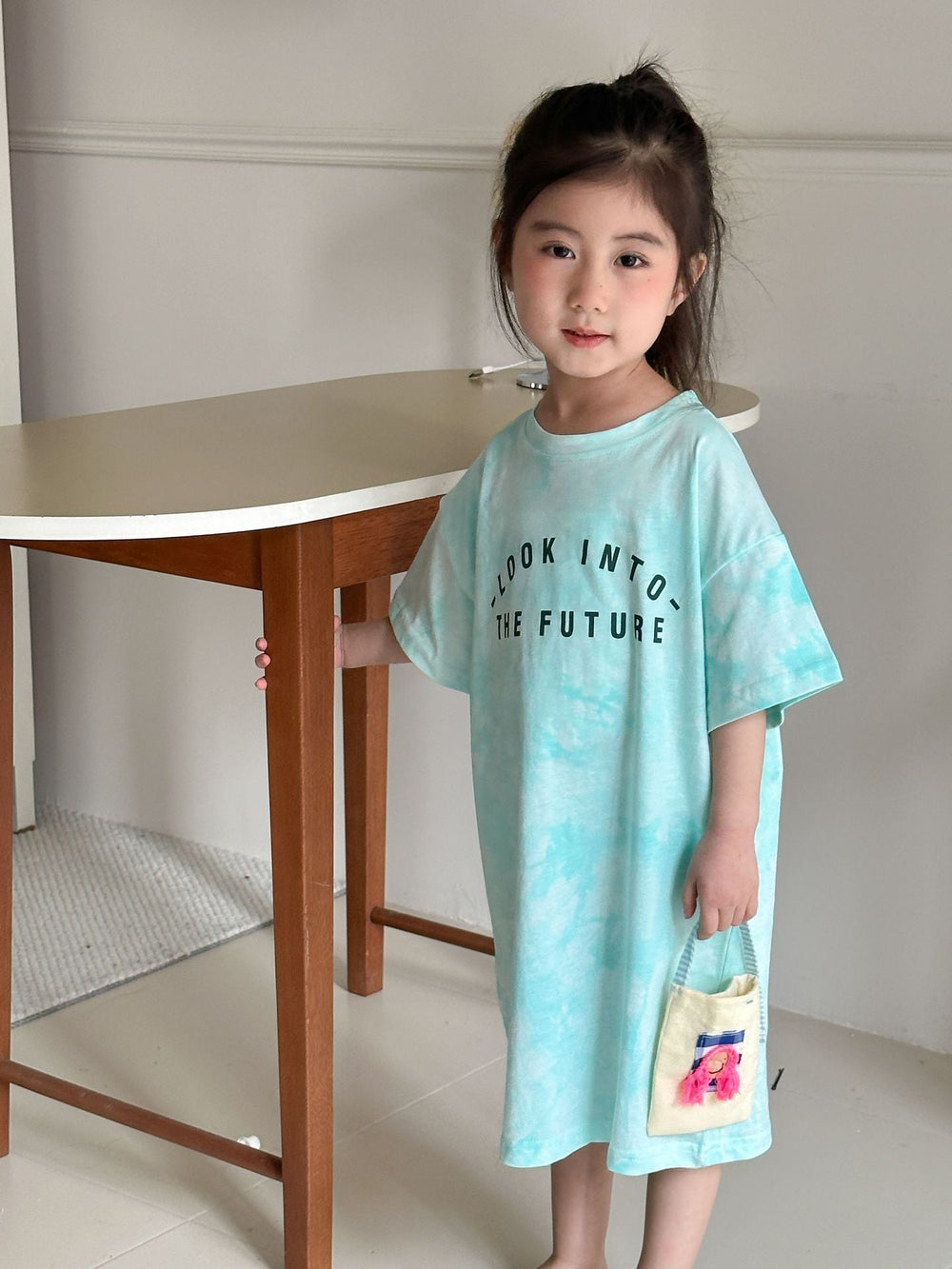 Klädset med Tie-Dye – SkyGlow Unisex, Blå, Bomull, Storlek 0–8 år