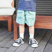 Shorts – PlaidyPlay Unisex, Grön/Svart/Orange/Gul, Bomull, Storlek 0–6 år