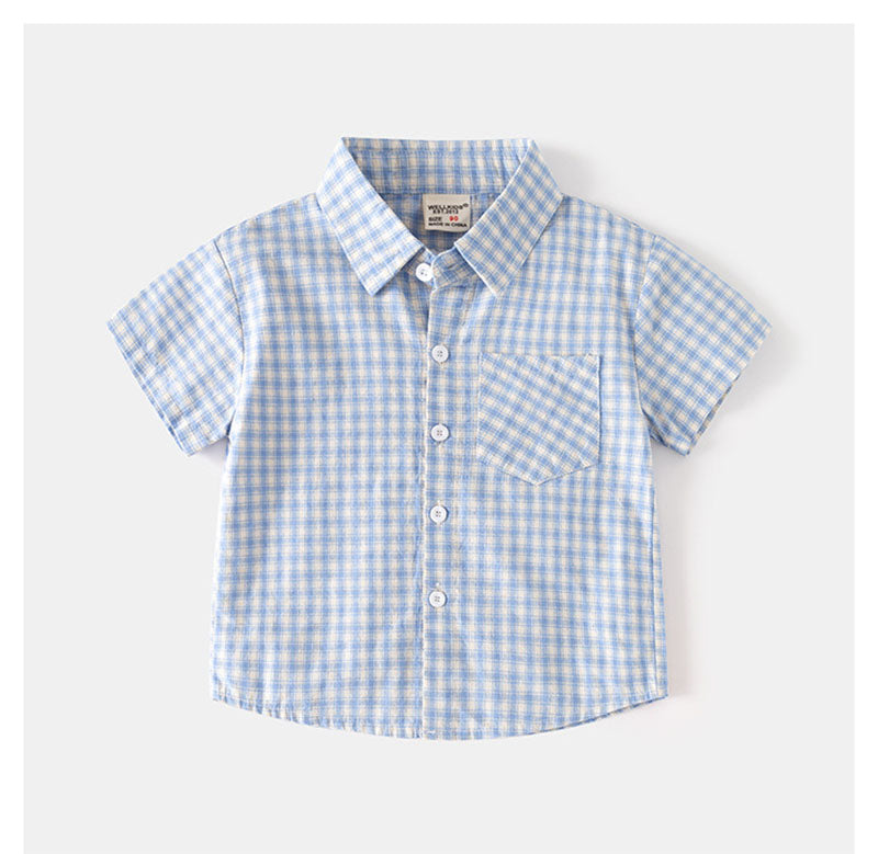 Noan Set Barn – Sommaroutfit 1–6 år – T-shirt & Shorts – Unisex – Mjuk bomull – Bekväm & trendig – Blå