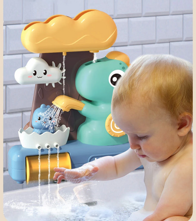 DinoSplash Badfigurer Set – Söta & Säkra Badleksaker för Barn – Lekfullt Lärande & Badkul